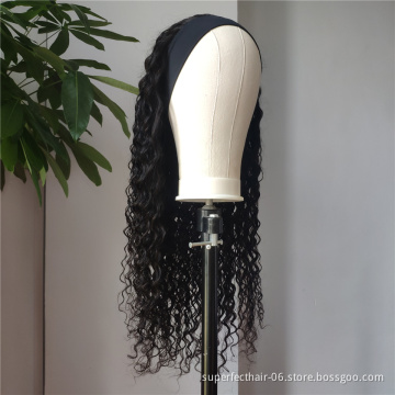 Headband wig deepwave headband wigs brazillian human hair wig headband